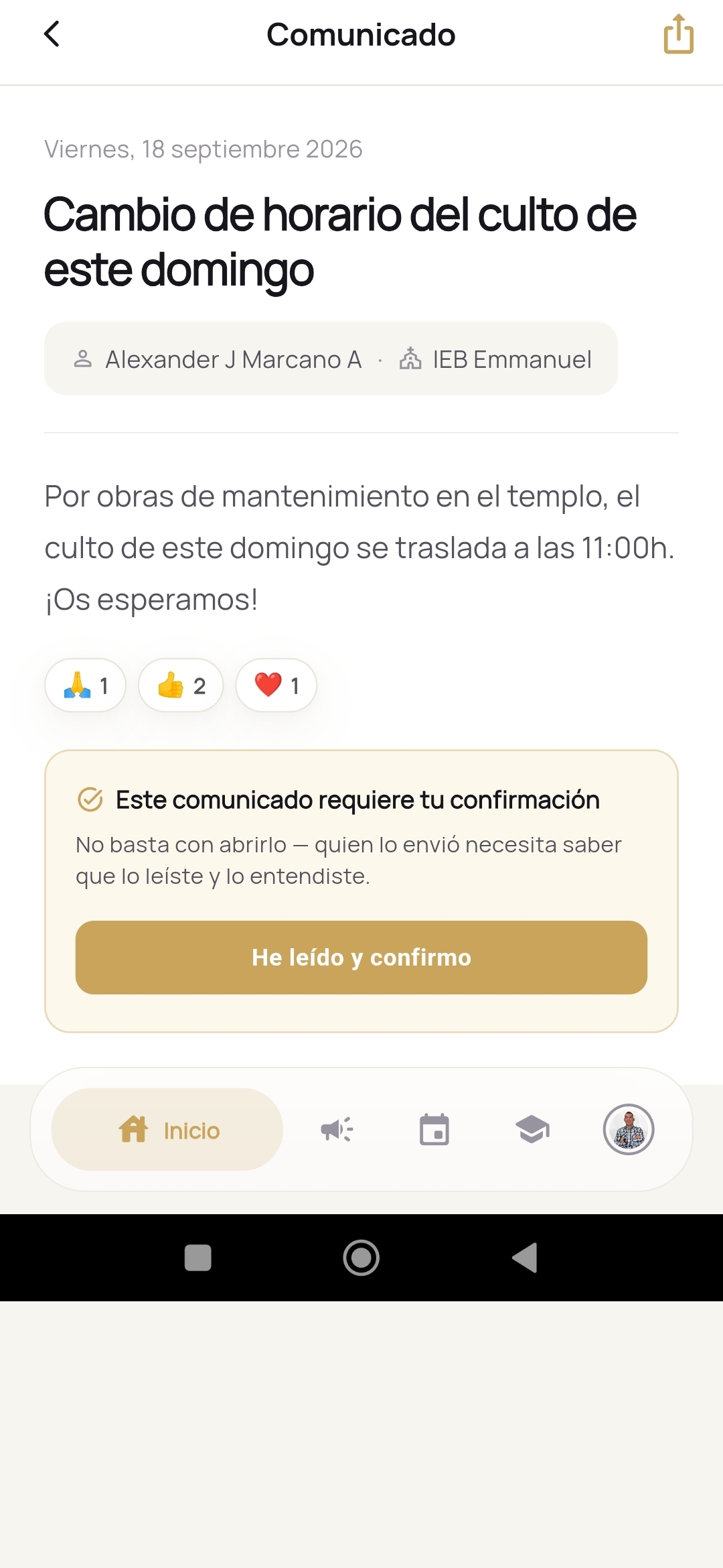 Comunicados
