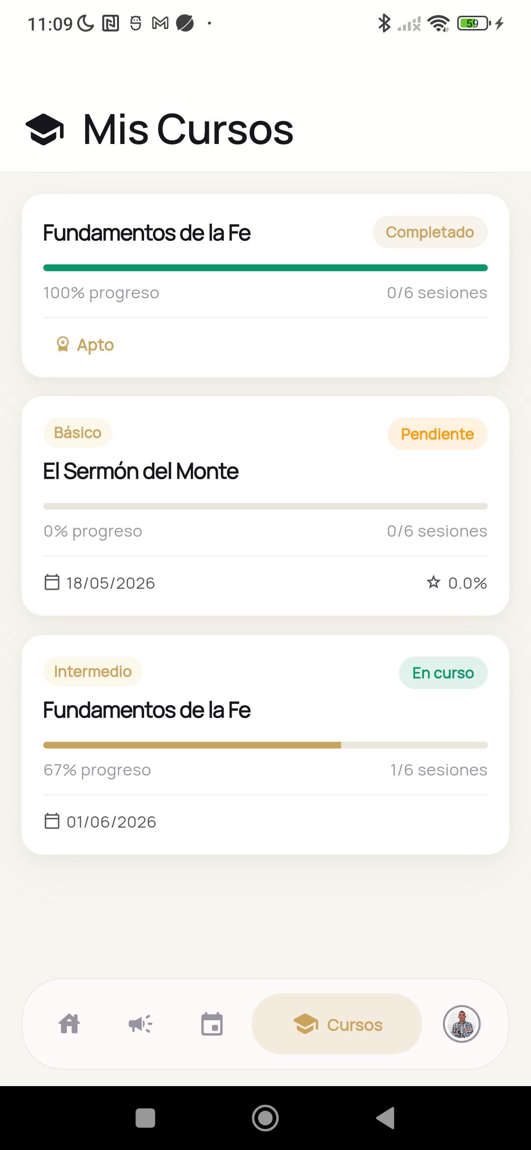 Cursos